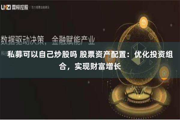 私募可以自己炒股吗 股票资产配置：优化投资组合，实现财富增长